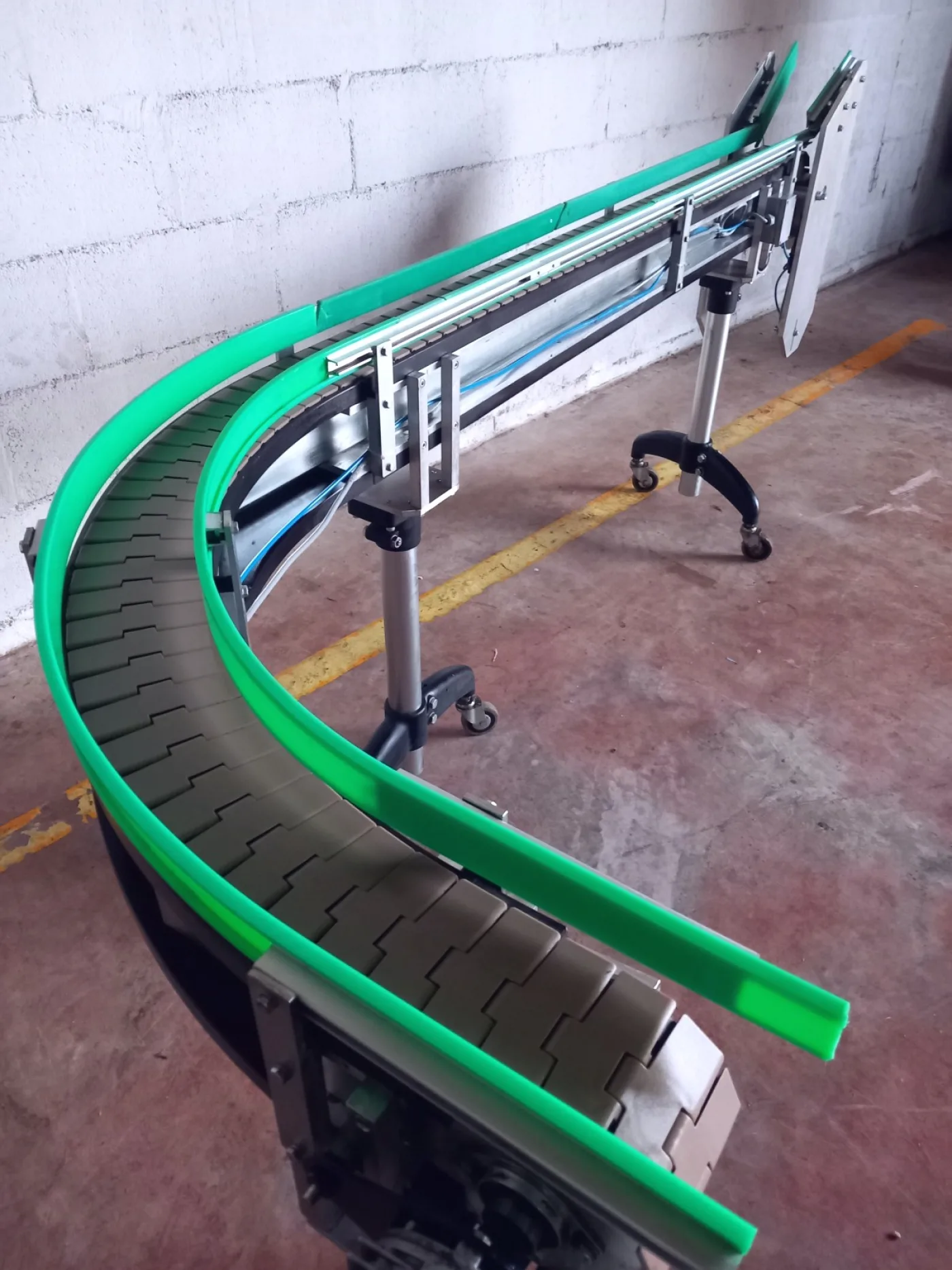 NASTRO TRASPORTATORE CON CURVA - 3