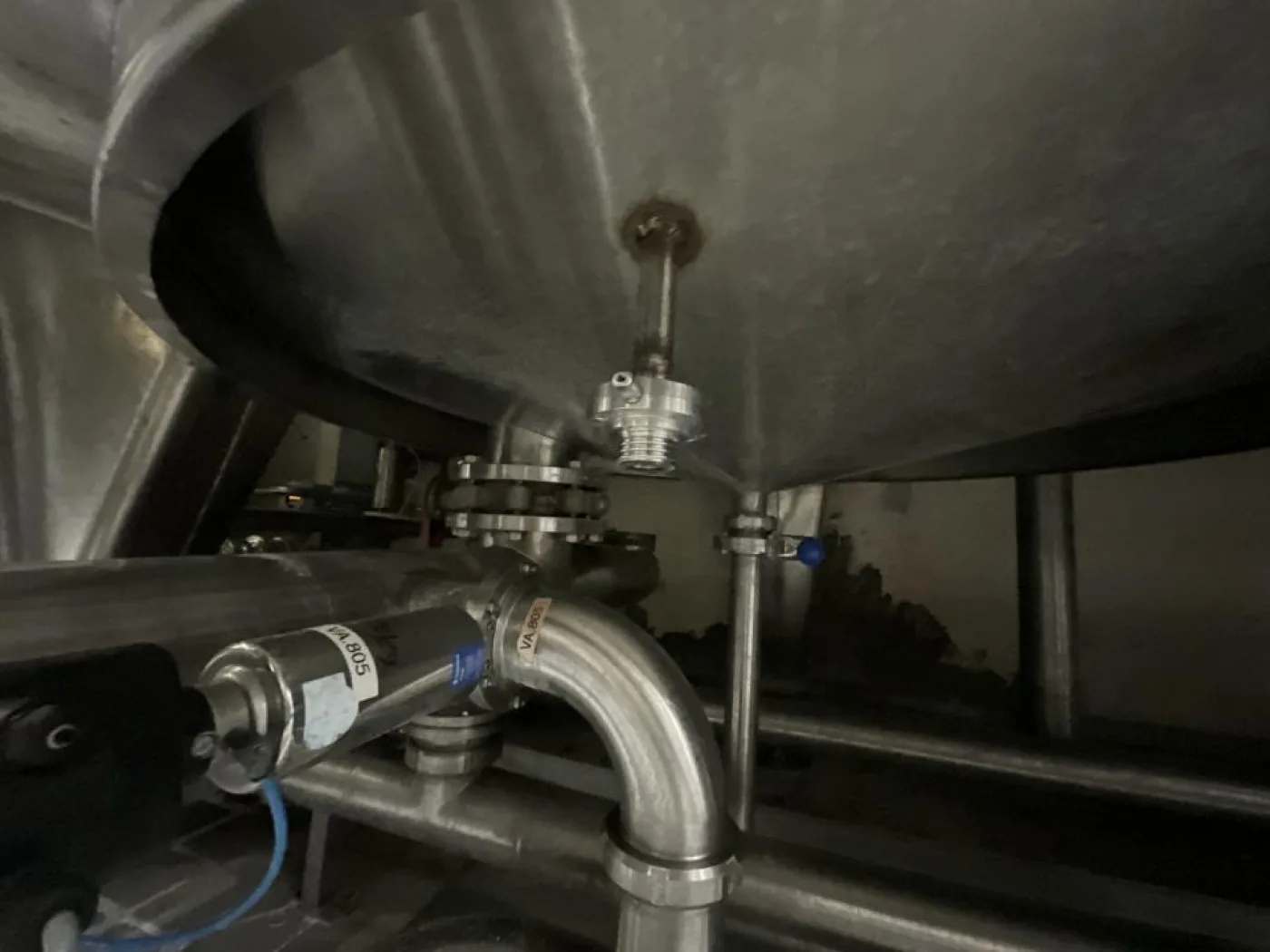 1996 Boccard Boccard 7500 Litre Stainless Steel Vertical Caustic Water Storage Tank - S - 7