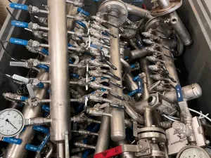 USED STAINLESS STEEL AIR COLLECTORS