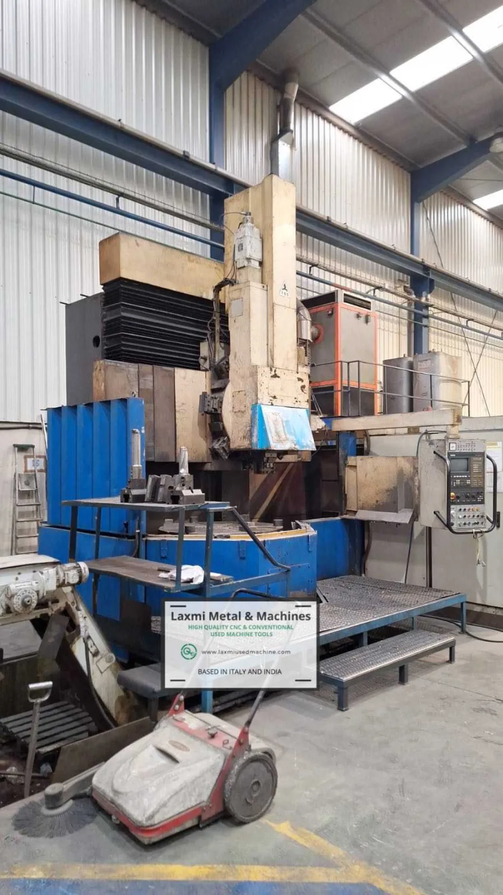 2 axis CNC VTL, TOS - SKIQ 12 CNC - Laxmi Metal & Machines, Rohtak