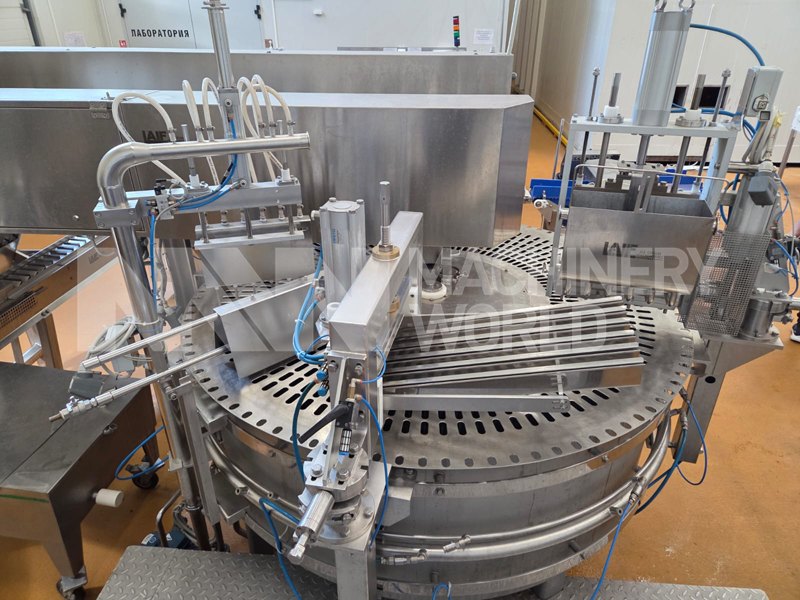 Laief GSL 3 Model Rotary 6 Wide Ice Lolly Popsicle Moulding Machine – 6,000 pcs/hour (Year 2019)