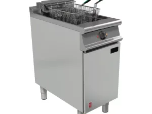 Falcon Dominator Single Tank Twin Basket Free Standing Electric Fryer E3840 - islandcatering