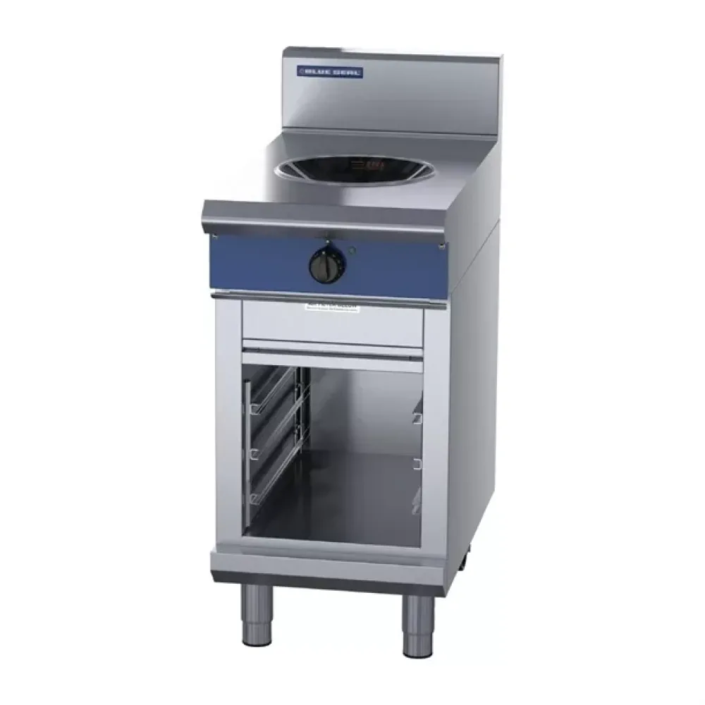 Blue Seal 450mm Induction Wok 5kW with Cabinet Base UK IN511W5-C - islandcatering
