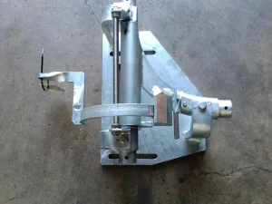 Switch right inside 90°. Tube height 15 cm. On plate