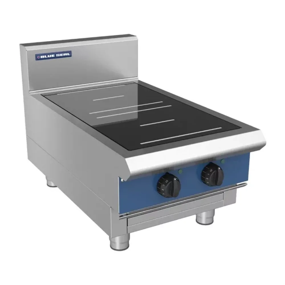 Blue Seal Dual Zone Countertop Induction Hob 10kW IN512R5-B - islandcatering