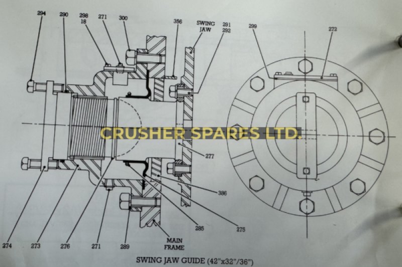 J277 | Jaw Guide Shaft | Kue-Ken / Brown Lenox |