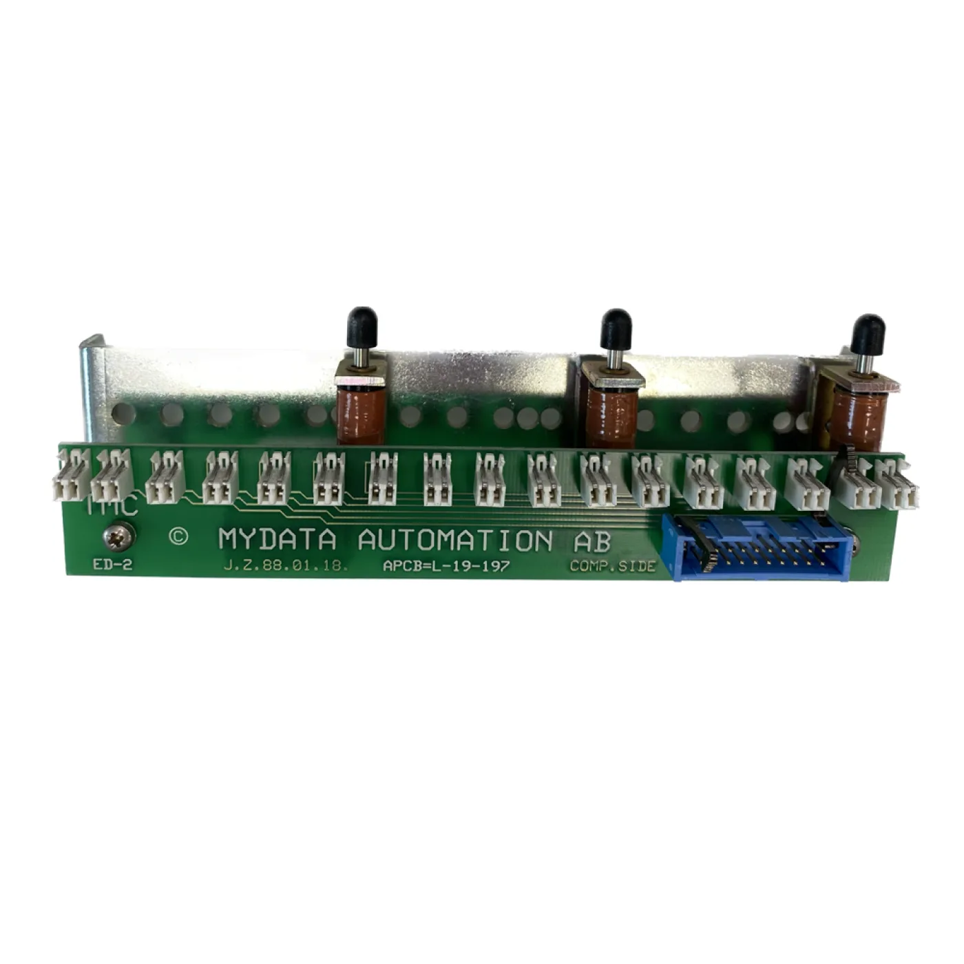 KT-L-019-0197-2 MYDATA TMC Tape Solenoid Control Board, incl. steel bracket - 1