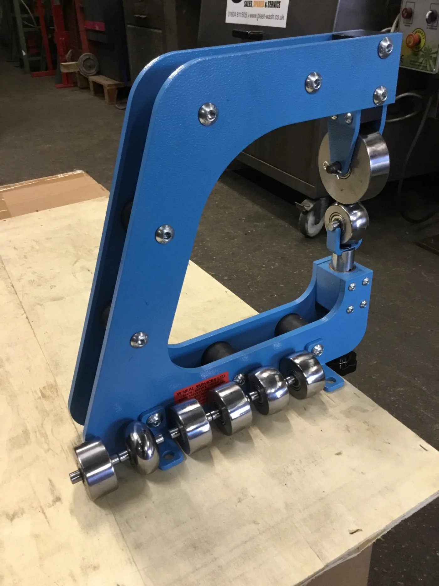 WNS Fabricated English Wheeling Machine 205mm - WNS - W. Neal Services Ltd - 4