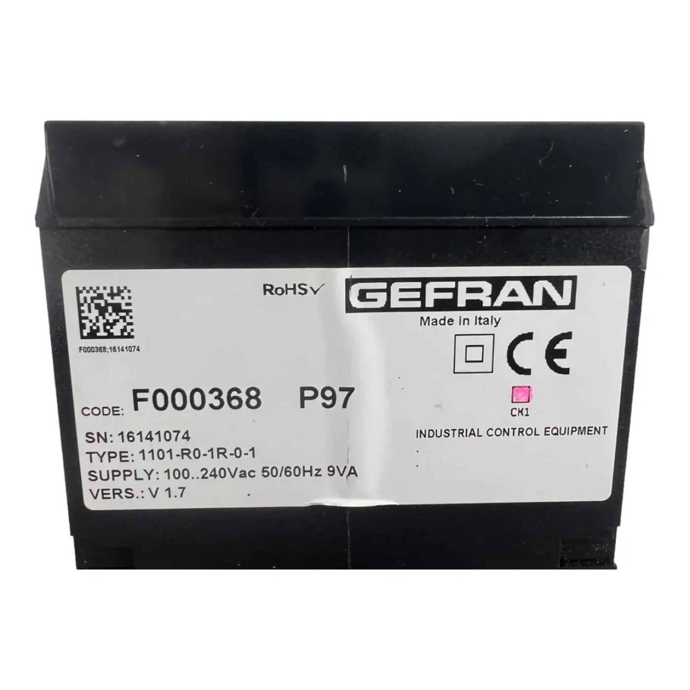 GEFRAN IMA Temperaturregler Regler 1101-R0-1R-0-1 F000368 P97 Vers. V1.7 100–240 V AC - 2