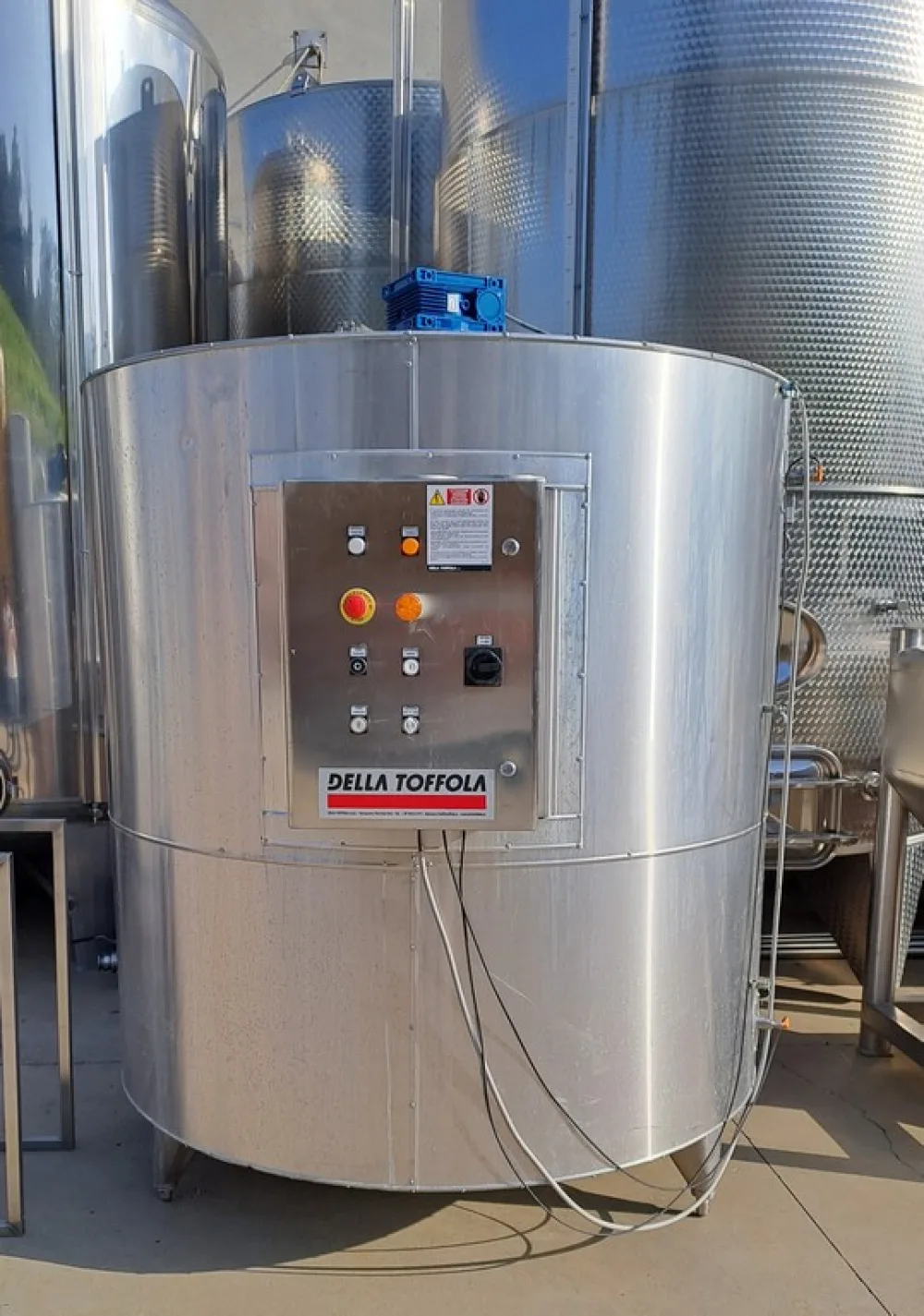 STAINLESS STEEL MIXER DELLA TOFFOLA FIRM, CAPACITY LITERS 3000 ABOUT, TOTALLY INSULATED, SECOND-HAND EQUIPMENT