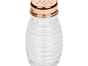 Tala Glass Salt & Pepper Shaker • 85ml • Rose Gold Lid • 12 Per Pack - islandcatering