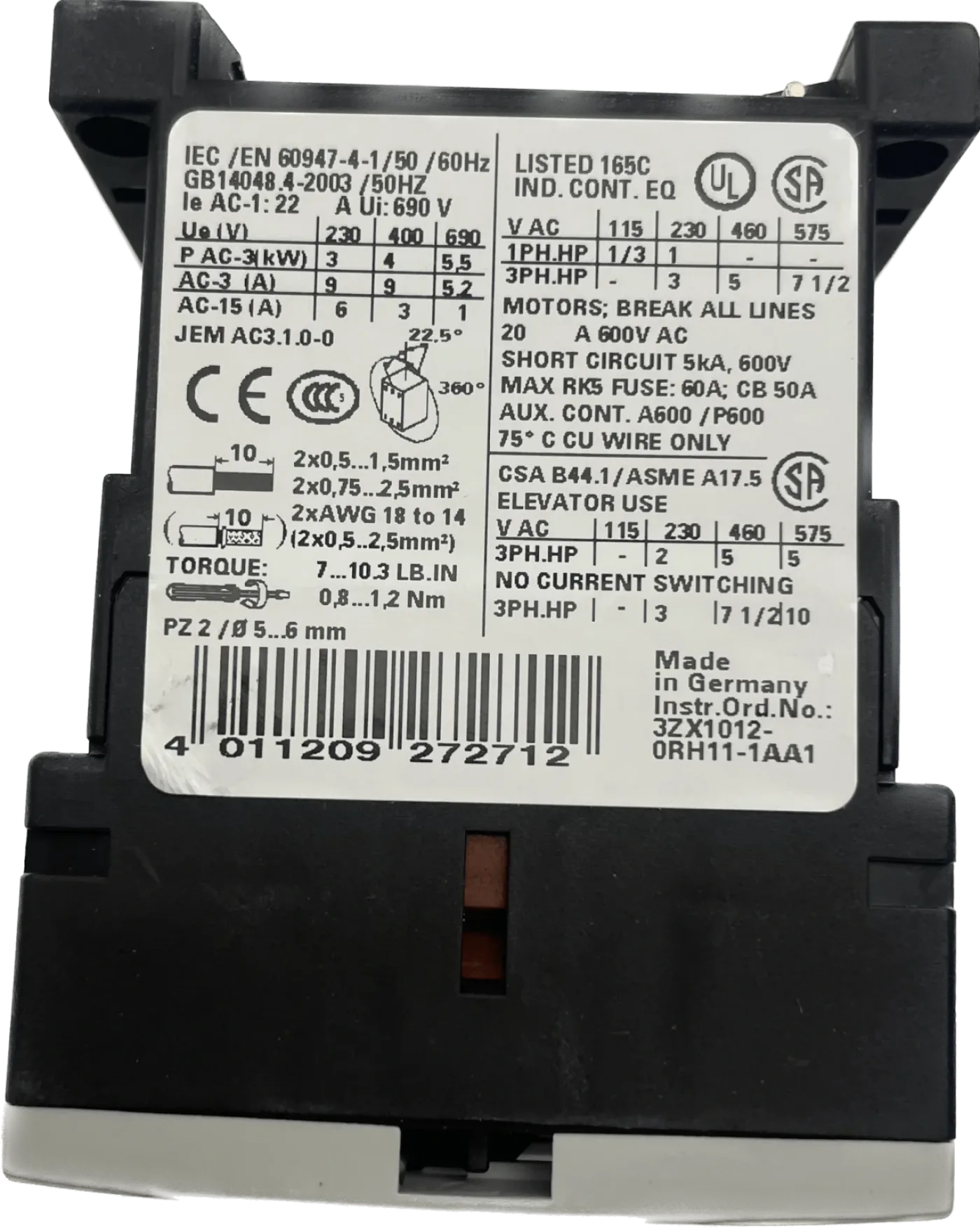 Siemens 3RT1016-1BB42 - 3