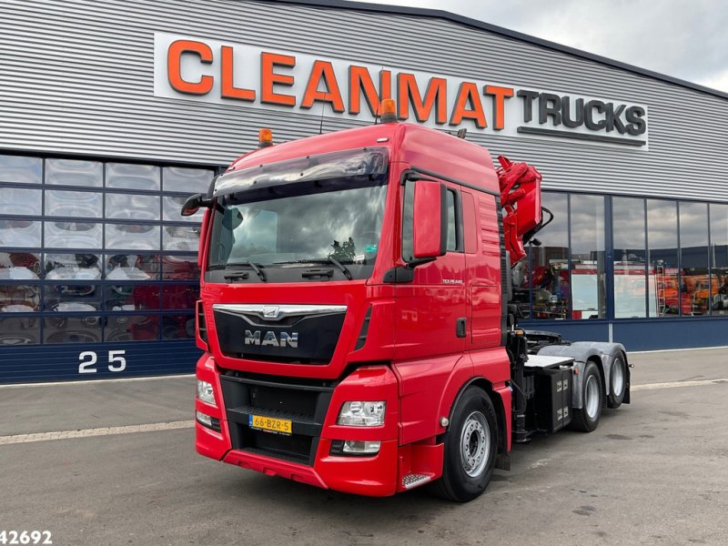 MAN TGX 28.440 Euro 6 Fassi 23 Tonmeter laadkraan + Fly-Jib
