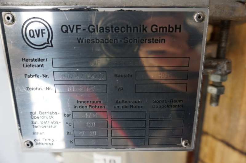 QVF Glasstechnik 20 Ltr - Pressure vessel
