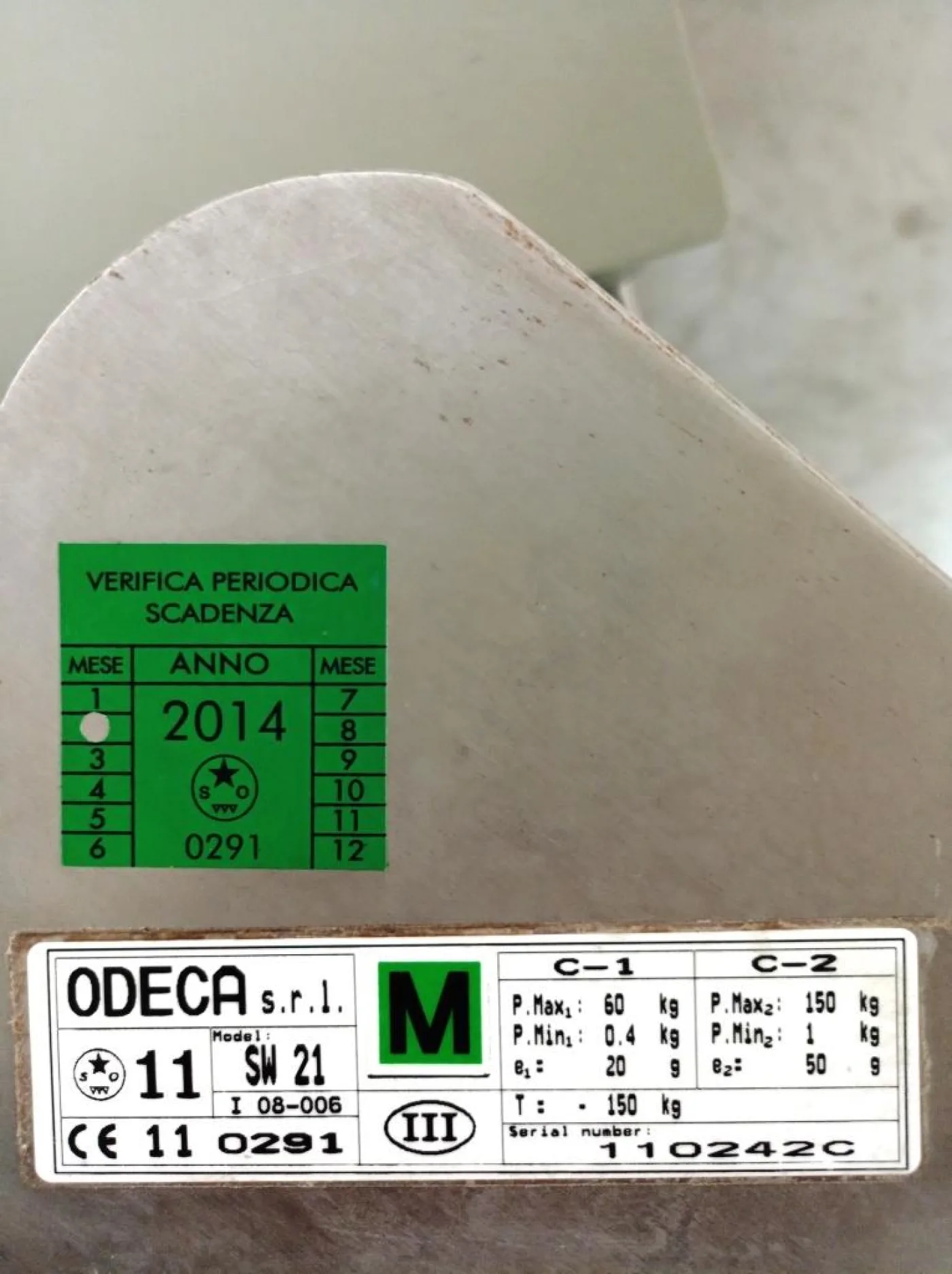 BILANCIA INDUSTRIALE – ODECA – MOD. SUBMARINE SW-21 - 2