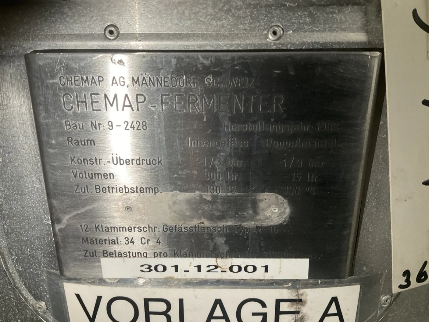 Chemap 300 Ltr - Stainless Steel Reactor - 3