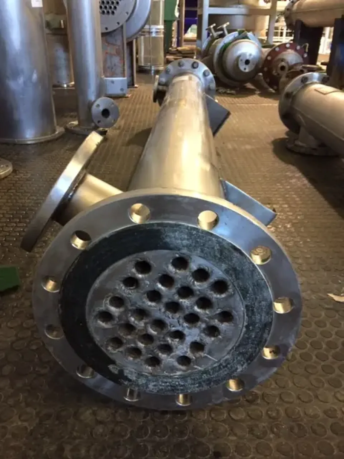 USED TUBULAR EXCHANGER 3 M2 STAINLESS STEEL - 5