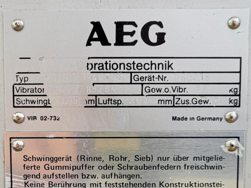 AEG Vibrationst GA1712 - Vibro feeder