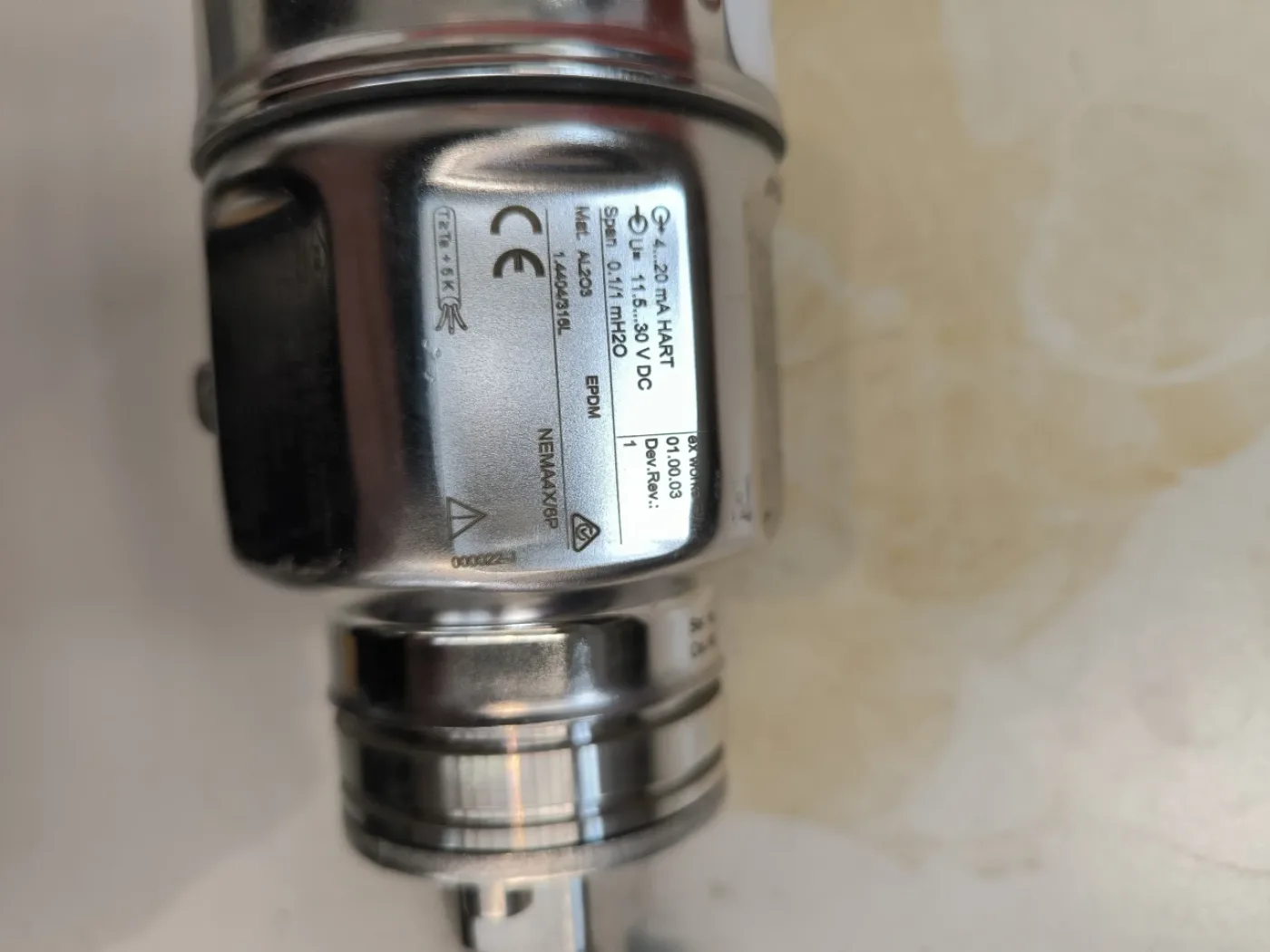 DIFFERENTIAL PRESSURE TRANSMITTER ENDRESS HAUSER CERABAR M STAINLESS STEEL 316L UNUSED - 6