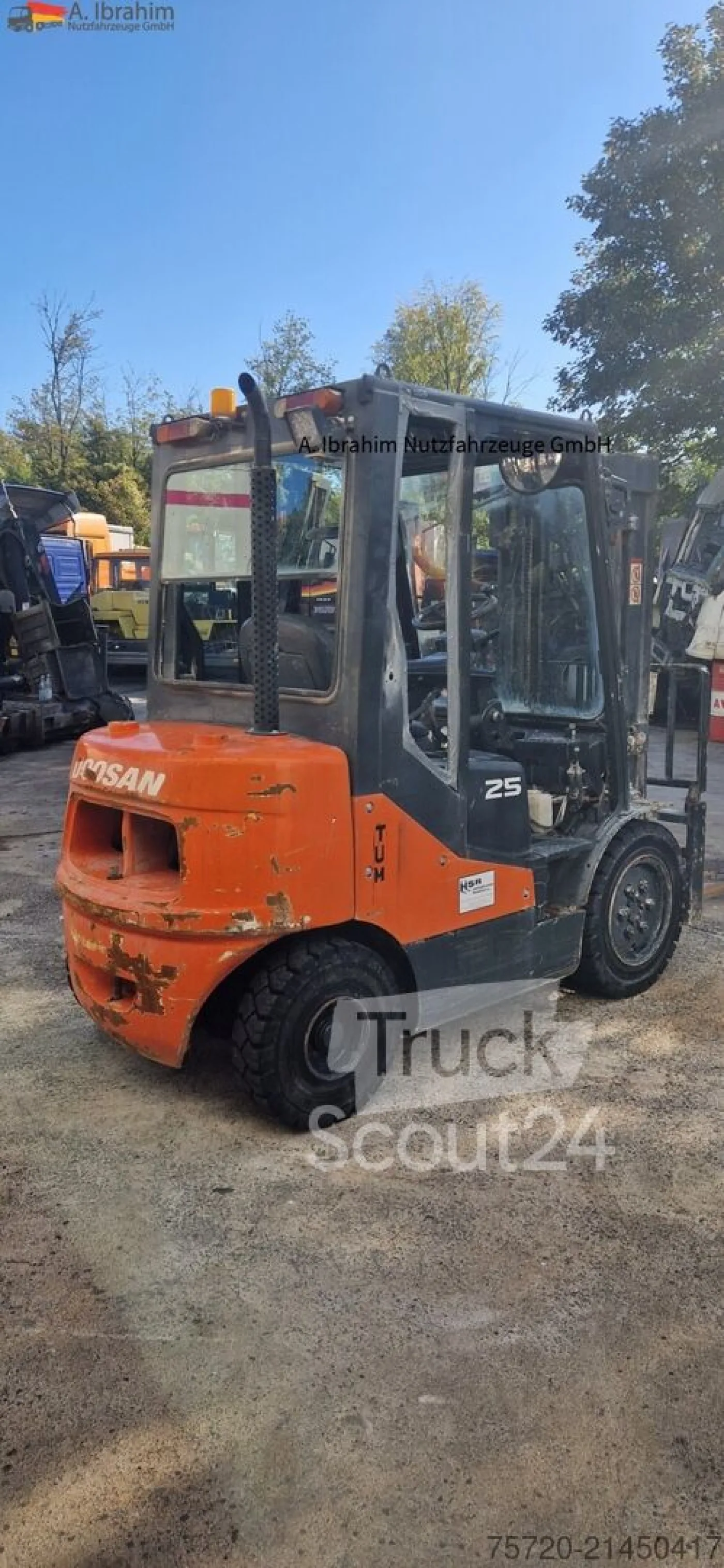 Doosan D25-5 Duplexmast, Seitenverschiebung, autom. Gabelverst. - 5