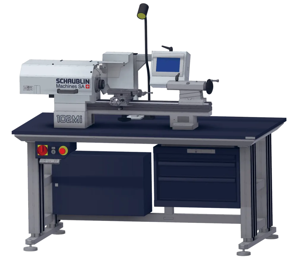 HIGH PRECISION LATHE “SCHAUBLIN” 102Mi-CF W20 BENCH