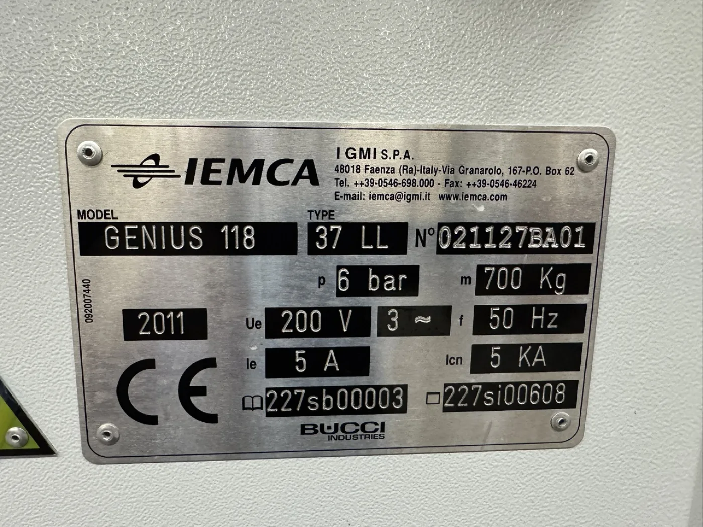 STANGENLADER IEMCA GENIUS 118 37 L - 2