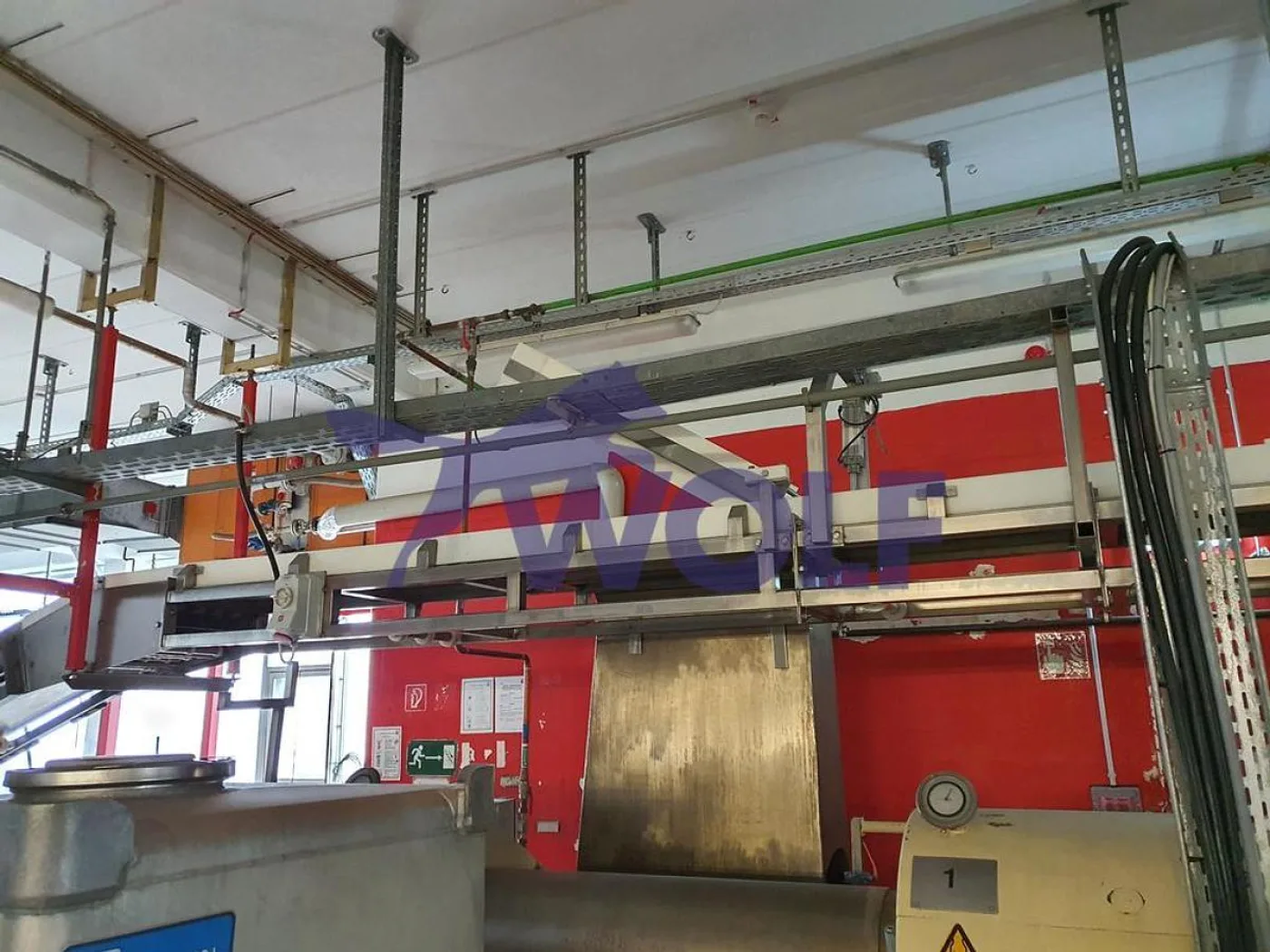 Edelstahl-Stahlbandanlage BERNDORF - ca. 350 mm Arbeitsbreite und 14 Meter Länge. - 4