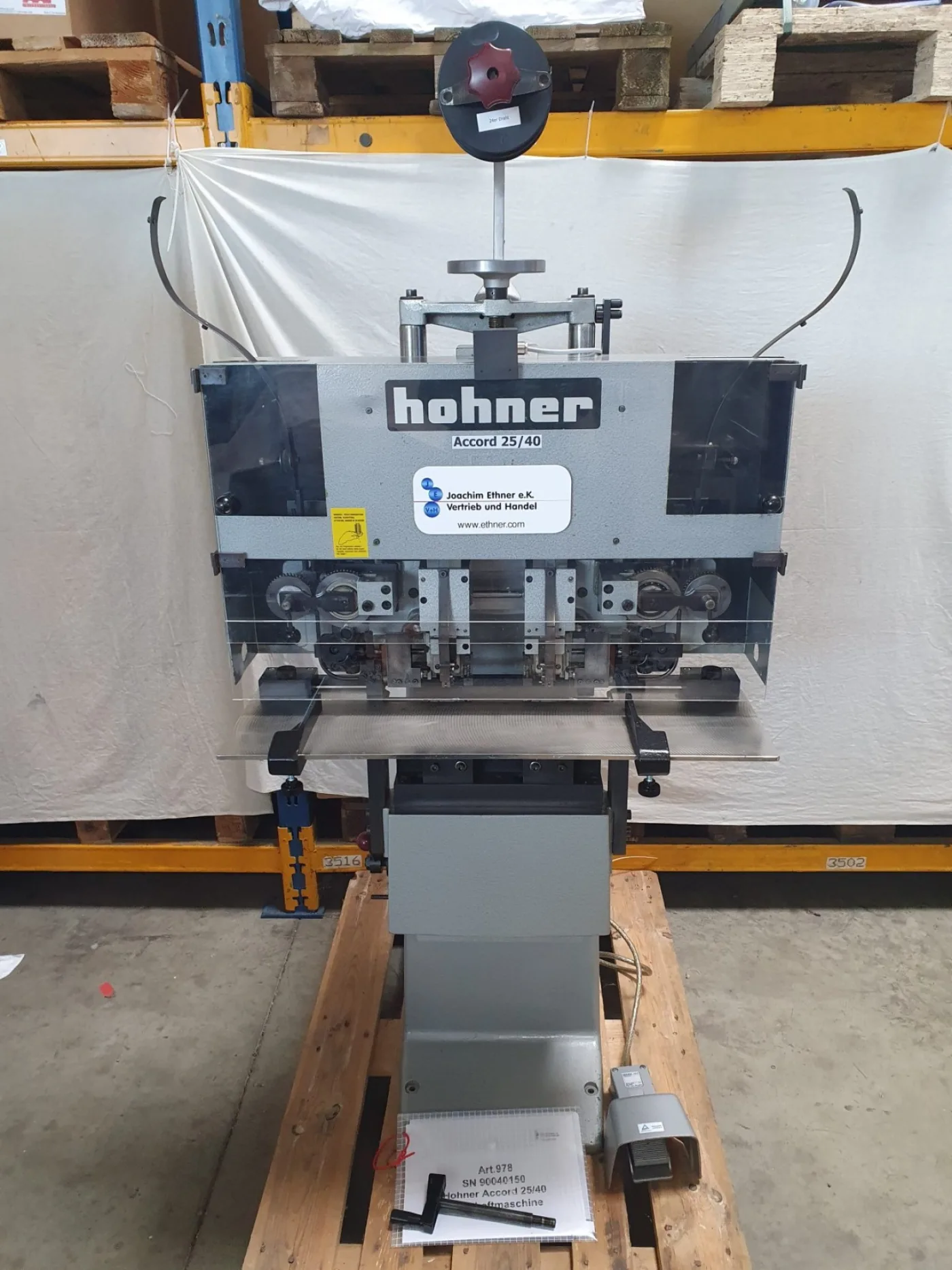 Doppelkopf Drahtheftmaschine Hohner Accord 25/40 - 1