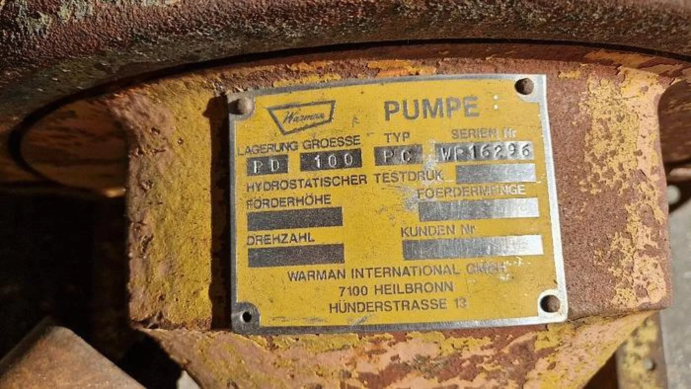 Warman PC100 Schlamm & Wasserpumpe - 7