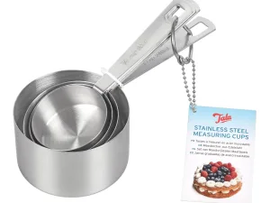 Tala 4 Stainless Steel Measuring Cups (Pack of 6) - islandcatering