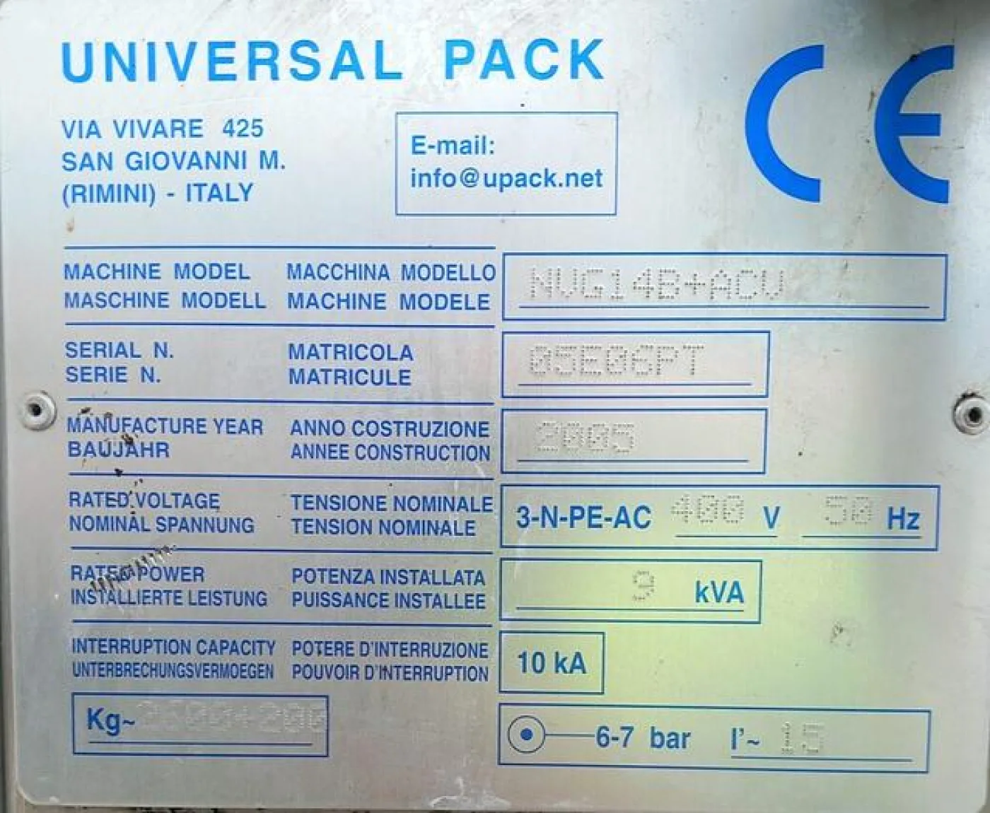 EMBALADORA DE AÇUCAR UNIVERSAL PACK NVG 14 B+ACU - 3