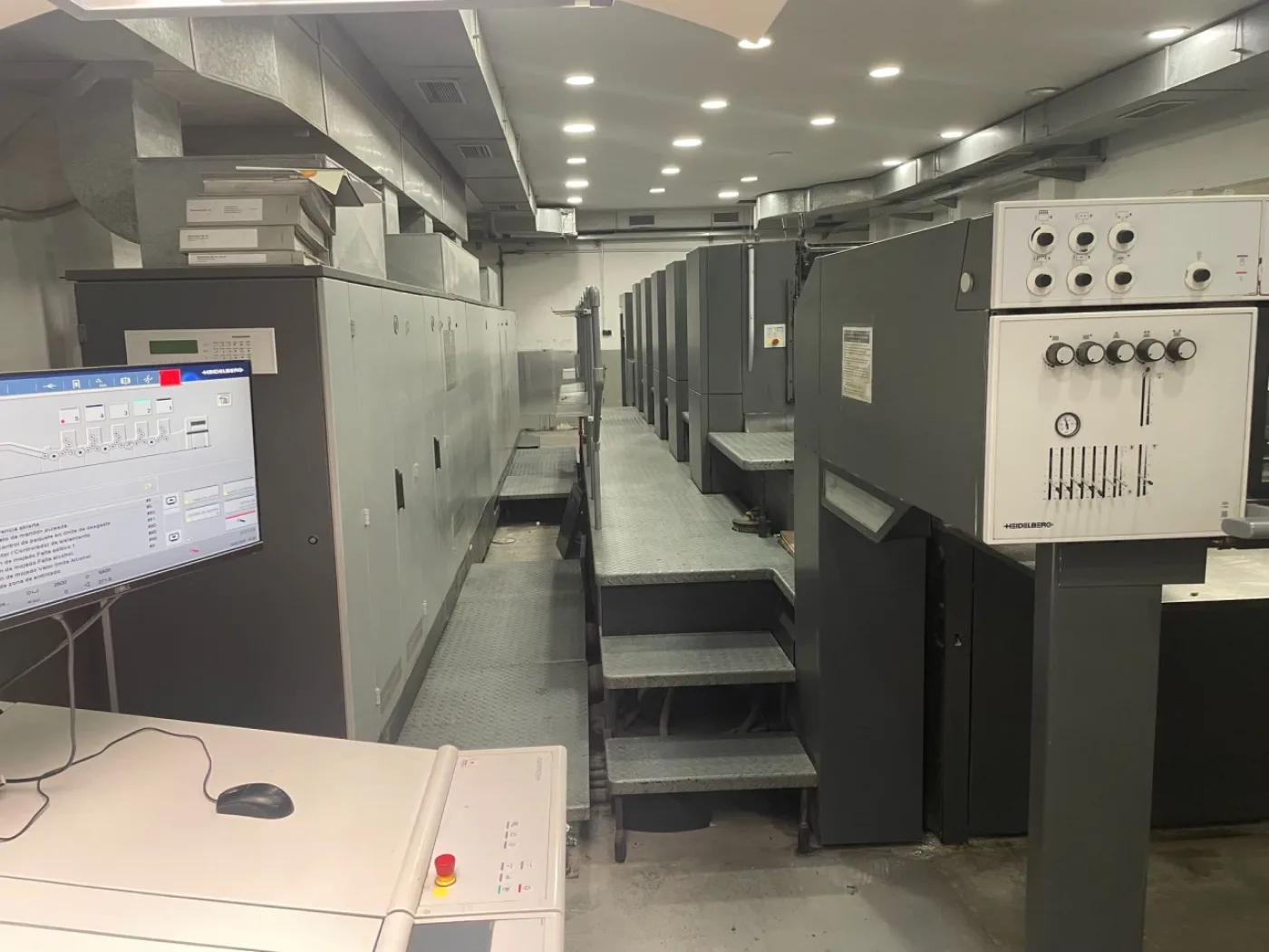 Heidelberg SM 102-5-P-S offset printing press - 3