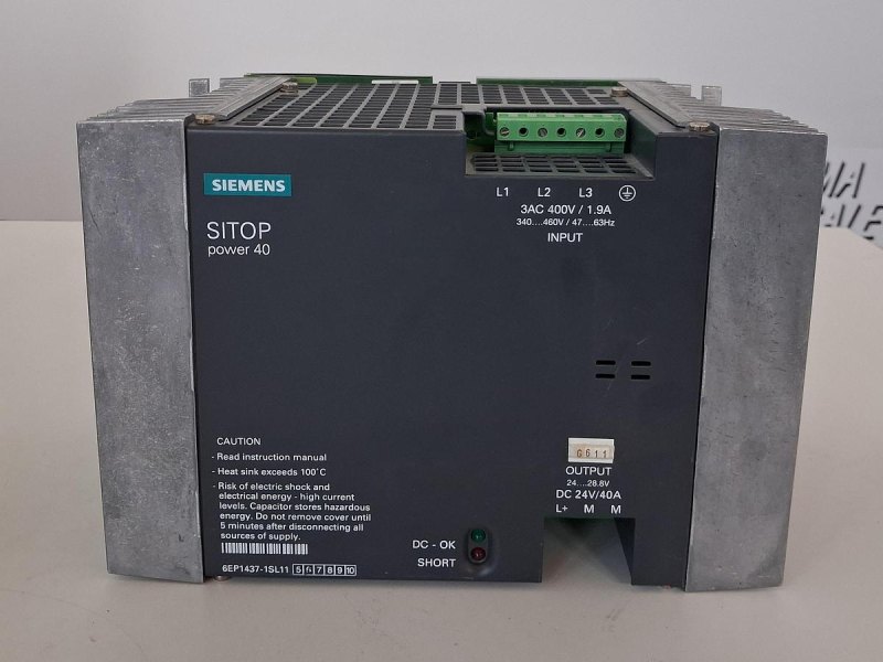 Siemens SITOP Power 40 Stromversorgung 6EP1437-1SL11