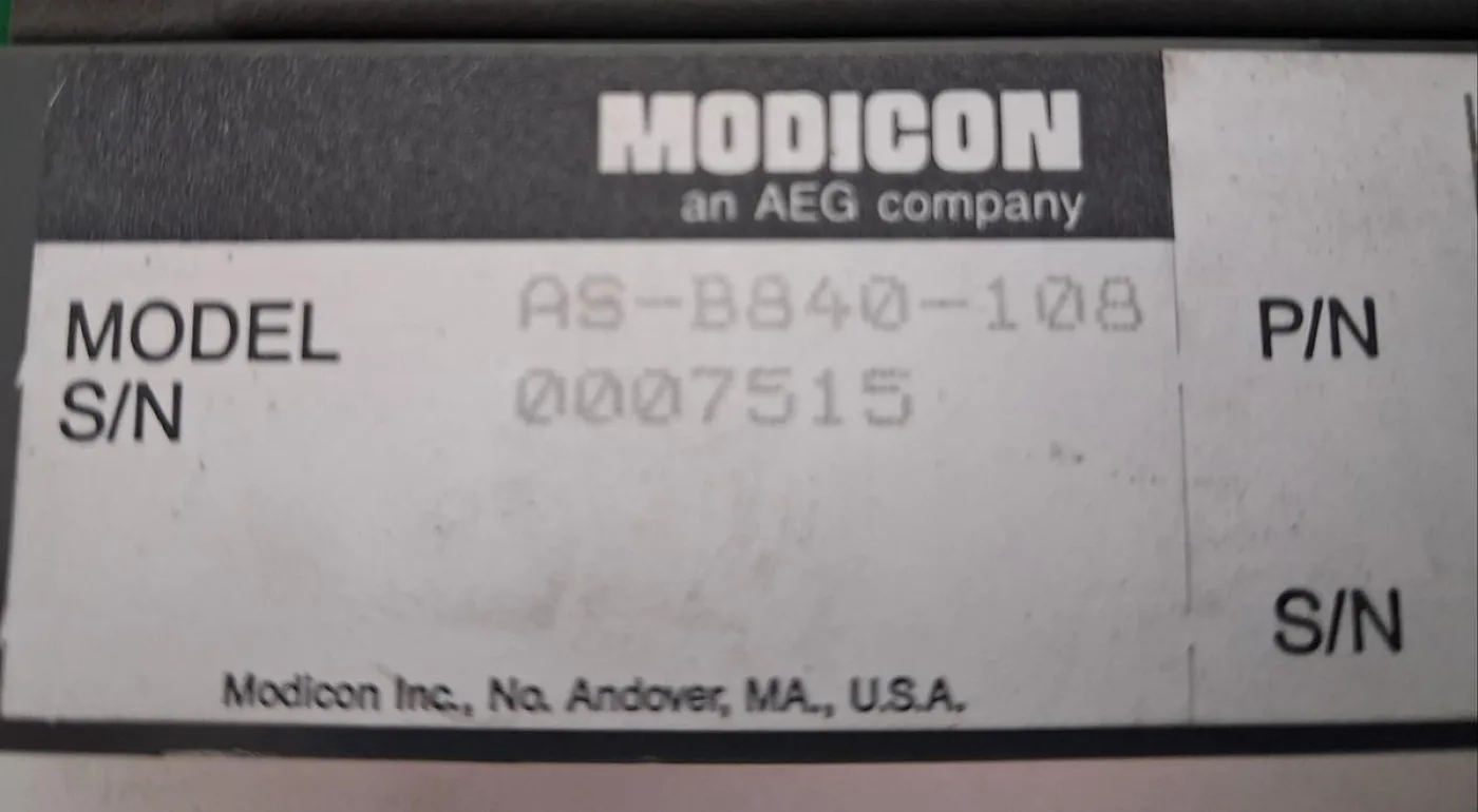 Modicon AS-B840-108 PLC Module - 4