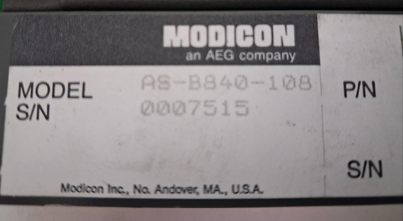 Modicon AS-B840-108 PLC Module