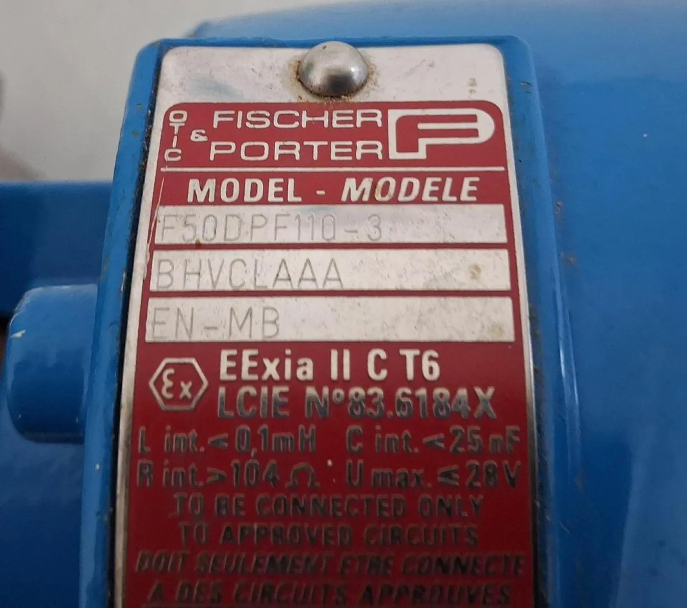 Fischer & Porter 50DPF100-3 Differenzdruckmessumformer - 6