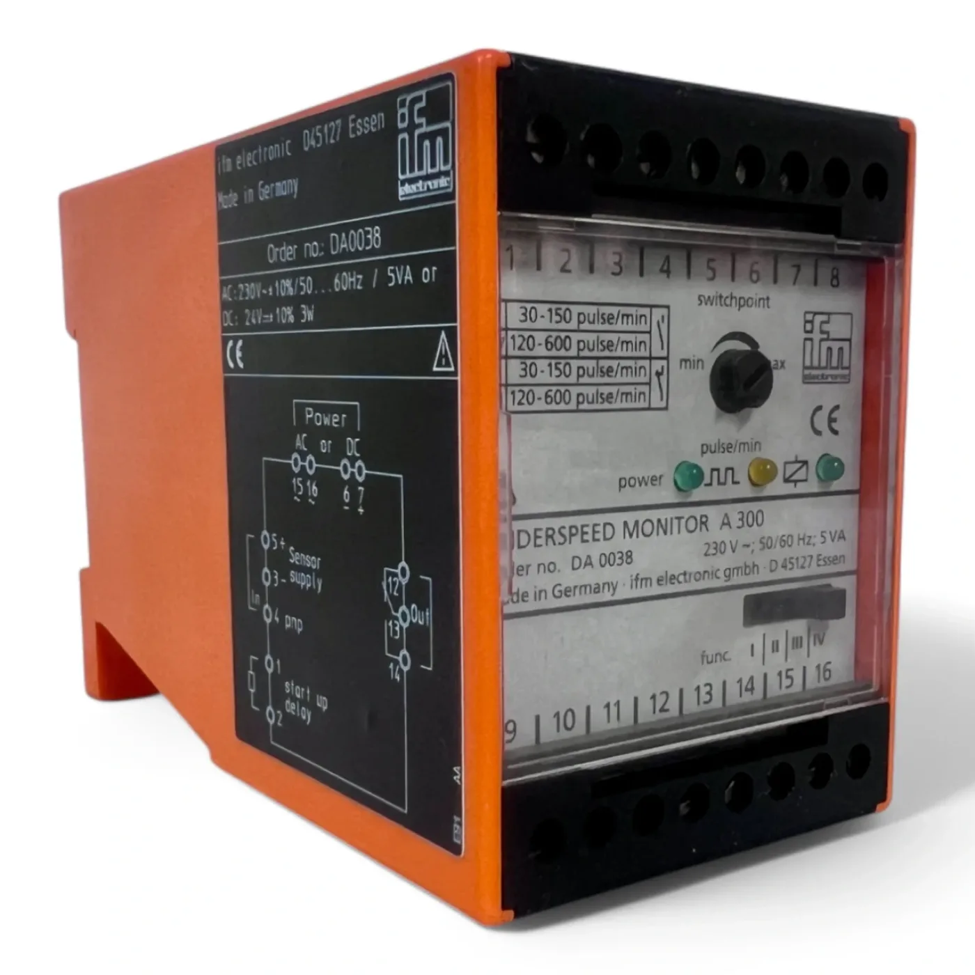 ifm electronic Stillstandswächter DA0025 underspeed monitor A 300 230V - 1