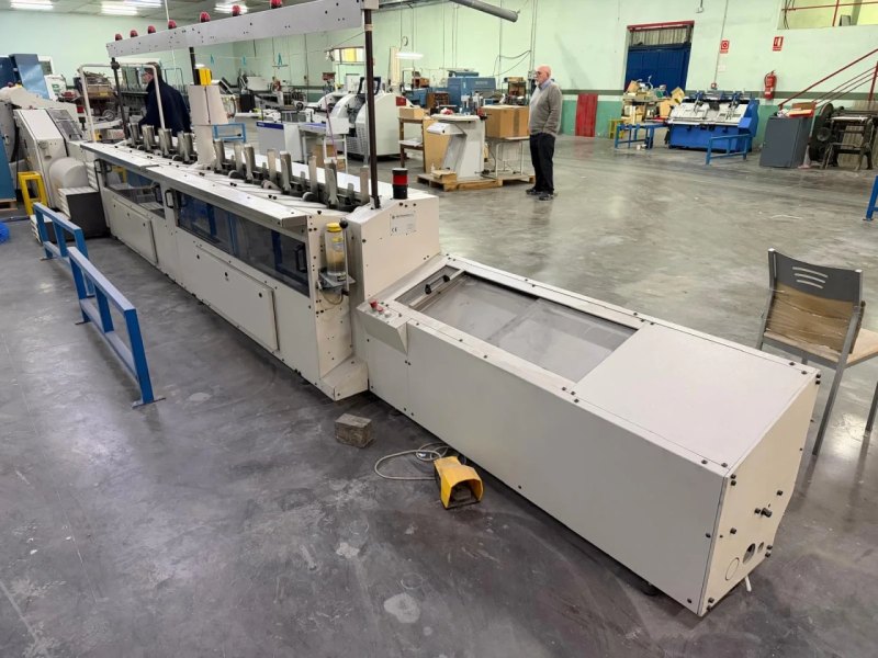Meccanotecnica Uniplex with Aster 180 sewing machine