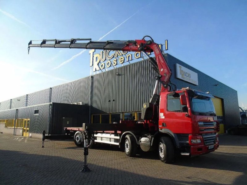 DAF CF 85.510 + FASSI 80TON 6x + 8X2 + EURO 5 + REMOTE
