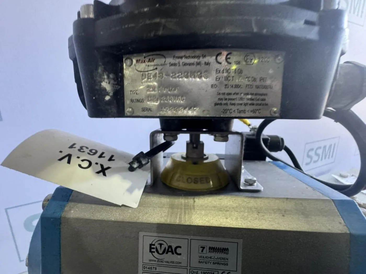 2019 EVAC / Max.-Air Technology Luftbereift Ball Valve with Actuator - 3