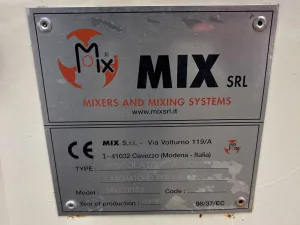 Mix Italy MXC0030 (vacuum) - Powder turbo mixer