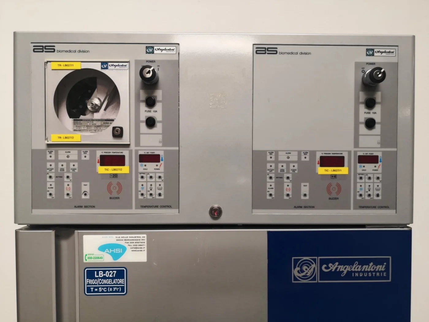 CAMERA CLIMATICA – FRIGO/CONGELATORE – ANGELANTONI SCIENTIFICA – Mod. EKOFRIGOLAB 700 - 4
