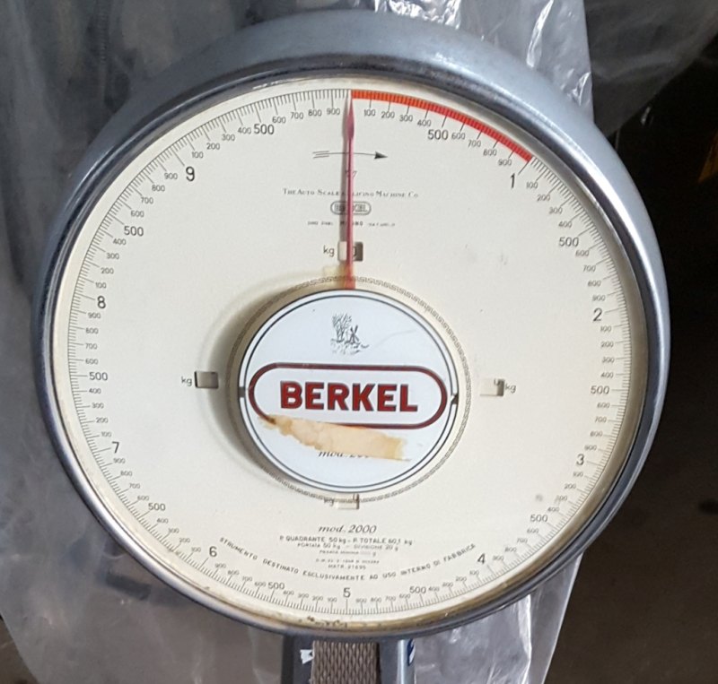 BILANCIA DA PAVIMENTO – BERKEL MOD. 2000