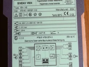 TRASMETTITORE UNIVERSALE PROGRAMMABILE – CAMILLE BAUER – MOD. SINEAX V 604