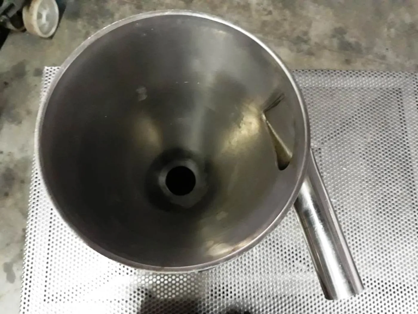 TRAMOGGIA CON CONTENITORE DI RACCOLTA IN ACCIAIO INOX - 3