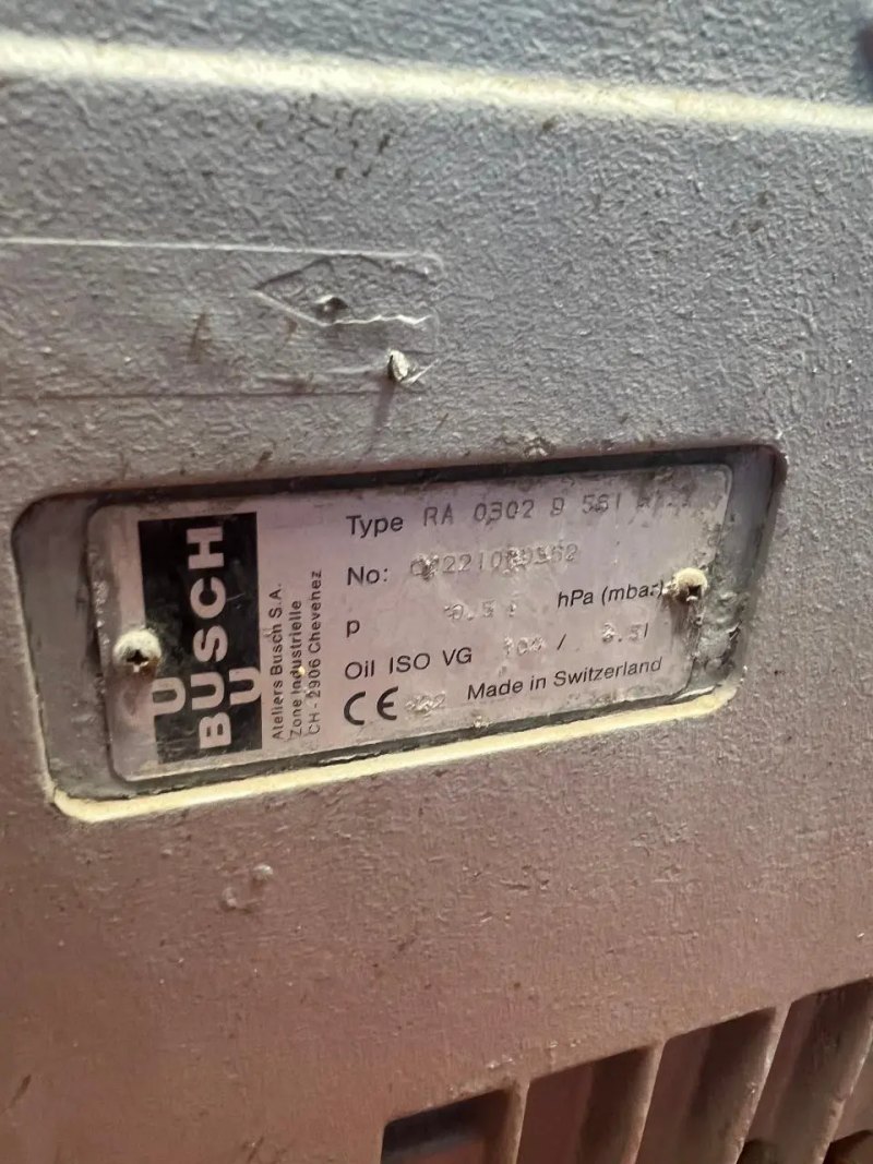 USED BUSCH RA 0302 D 561 ROTARY VAN VACUUM PUMP