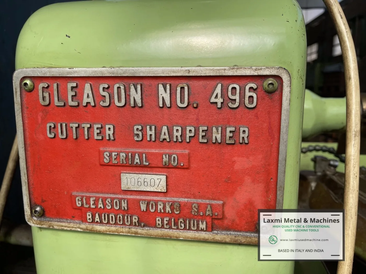 CUTTER SHARPENER, GLEASON - NO. 496 - Laxmi Metal & Machines, Rohtak - 5