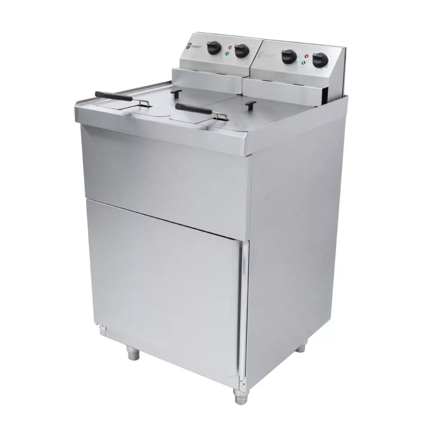 Parry Twin Tank Twin Basket Free Standing Electric Fryer NPDPF6 - islandcatering - 2