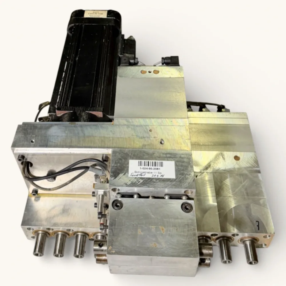 WEEKE HOMAG HOMAG Bohrgetriebe Motor Bohraggregat BAZ BOF 11 + 2 + 2 spindelig | Art.-Nr. 1-024-95-2081 / 2-024-95-1330 – WEEKE BP 155 Art.-Nr. 550831-024-95-2081 / 2-024-95-1330