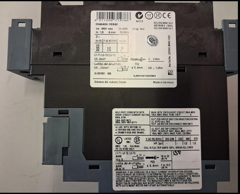 Siemens SIRIUS Motorstarter 3RM1001-1AA0